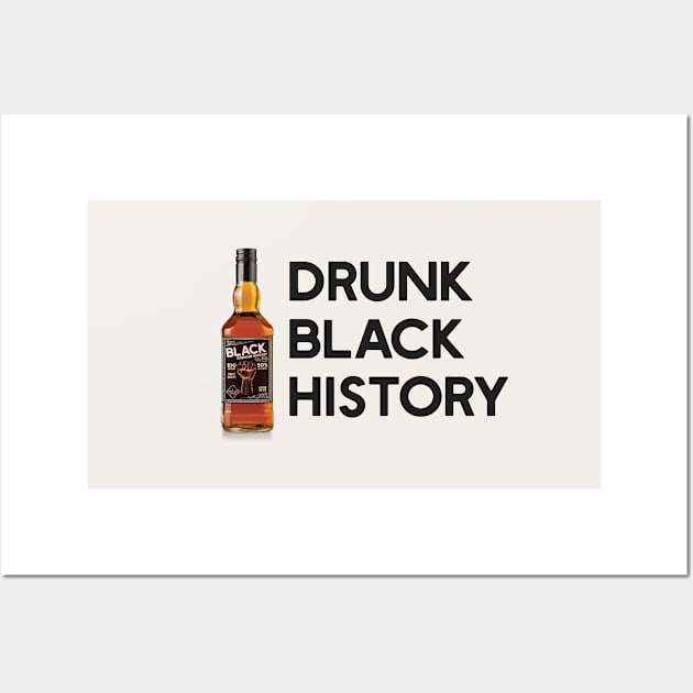 DBH Bottle Logo Wall Art by Drunk Black History Podcast